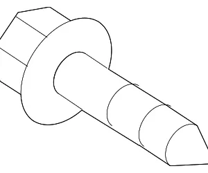 Lock Switch Screw - Mazda (EG21-58-304)