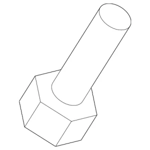 Wiper Motor Screw - Mazda (L206-67-323)