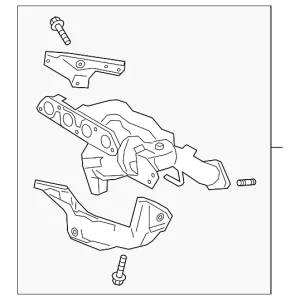 Exhaust Manifold - Mazda (PEDR-20-50X)