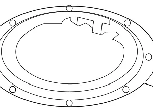 Fuel Pump Assembly Retainer Ring - Mazda (GHP9-42-16X)