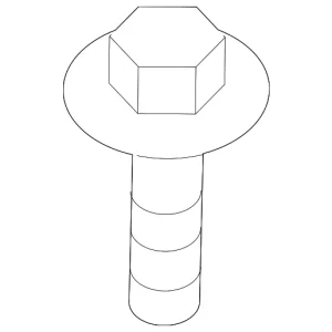 Upper Bracket Bolt - Mazda (9YA0-2A-259)