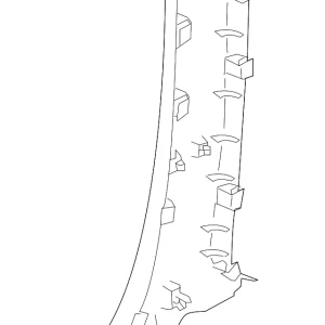 Center Pillar Trim - Mazda (D651-68-220A)