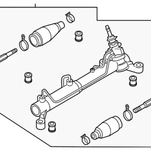 Steering Gear - Mazda (TD11-32-110R-0P)