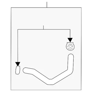 Water Hose - Mazda (PAF3-15-186A)