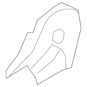 Hinge Cover - Mazda (EH45-88-1G4-34)