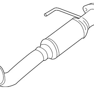 Exhaust Pipe - Mazda (L364-40-500B)