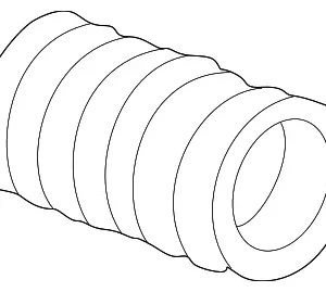 Duct - Mazda (KJ01-13-221)