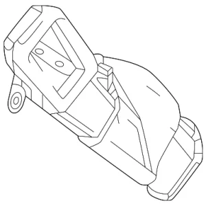 Air Outlet Duct - Mazda (KMV6-61-818)