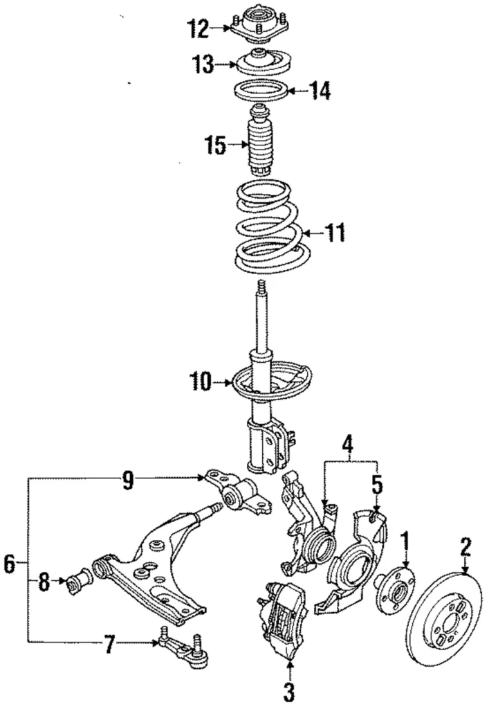 Caliper Assembly - Mazda (B4Y2-33-99ZR-T0)