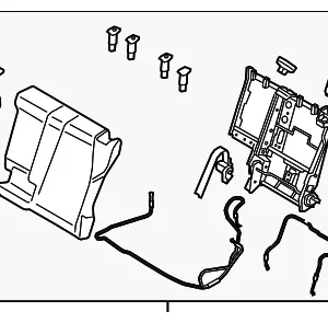 Seat Back Assembly - Mazda (TN42-88-280A-2A)