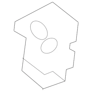 Outlet Hose Clip - Mazda (MH01-15-696)