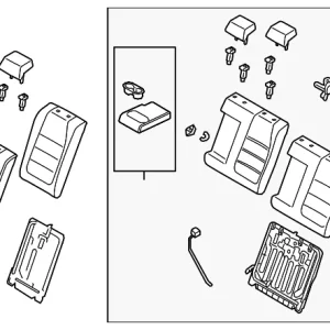 Seat Back Assembly - Mazda (BEMF-57-450E-02)