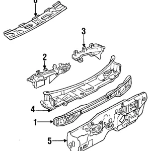 Cowl Top Panel - Mazda (B481-70-62YC)