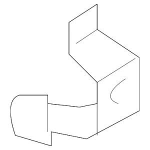Inner Hinge Pillar Bracket - Mazda (F151-70-21YA)