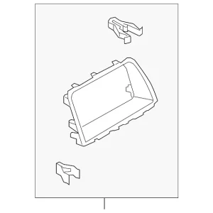 Center Bezel - Mazda (GHR1-55-230A-02)