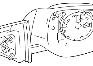 Mirror Outside - Mazda (GEG1-69-121A)
