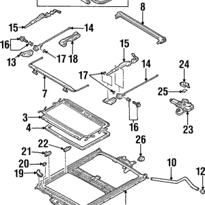 Sunshade - Mazda (BC1S-69-890-08)