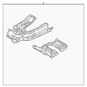 Rear Rail - Mazda (DN4E-53-390)