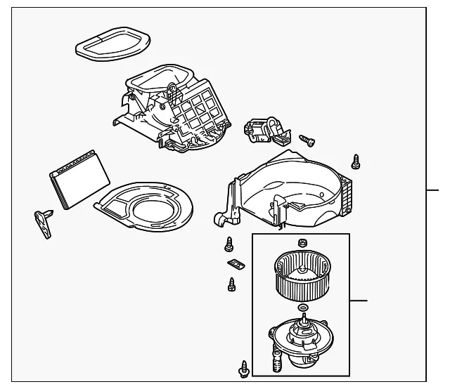 Blower Assembly - Mazda (TA01-61-140E)