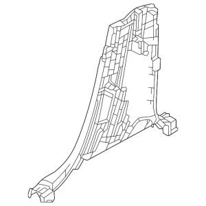 Lower Center Pillar Trim - Mazda (KBB3-68-220A-02)