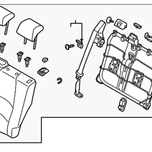 Seat Back Assembly - Mazda (DN3E-57-450-02)