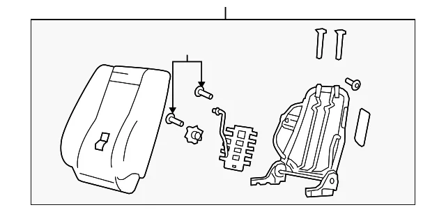 Seat Back Assembly - Mazda (ZZDD-88-130-04)