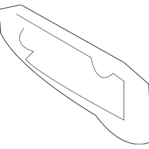 Handle, Outside Gasket - Mazda (KBB3-59-414)