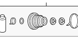 Outer Boot - Mazda (RD0A-22-530)