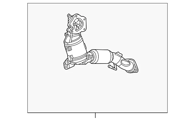 Catalytic Converter - Mazda (PY5R-40-600)