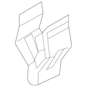 Switch Panel Clip - Mazda (J001-64-345)
