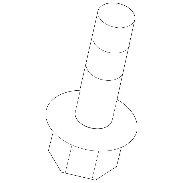 Exhaust Manifold Heat Shield Bolt - Mazda (9946-80-620)