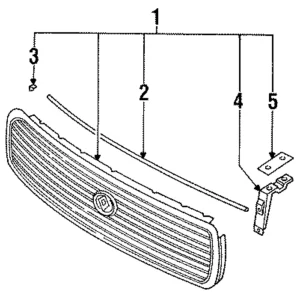 Grille - Mazda (HG31-50-710E)