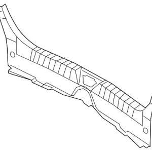 Rear Panel Trim - Mazda (BHN1-68-89XA)