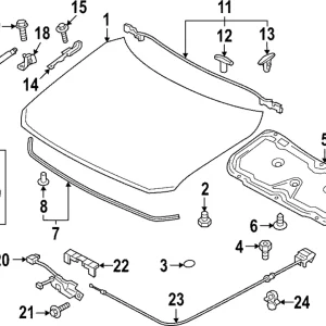 Hood Panel - Mazda (VAY0-52-31XB)