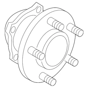 Hub & Bearing - Mazda (BBM2-26-15XB)
