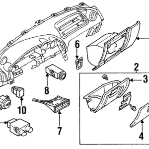 Lock - Mazda (BC1D-64-090C-02)