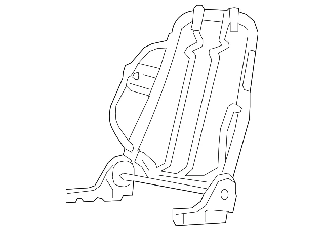 Seat Back Frame - Mazda (ZZCA-88-680)