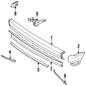 Valance Panel - Mazda (UE55-50-066B)