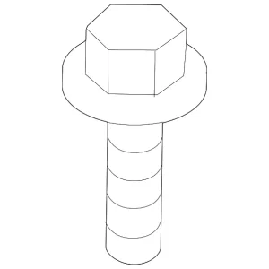 Rear Mount Bolt - Mazda (9K4B-01-040)