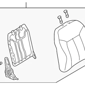 Seat Back Assembly - Mazda (B25G-88-130E-44)