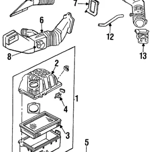 Air Mass Sensor - Mazda (ZZM1-13-210A)