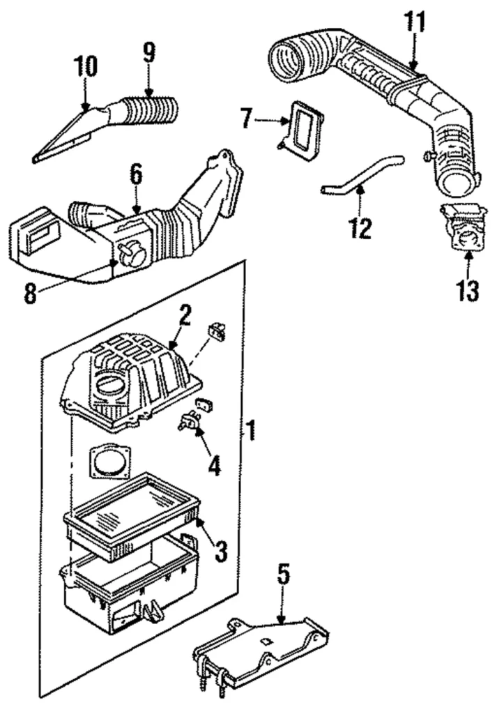 Air Mass Sensor - Mazda (ZZM1-13-210A)