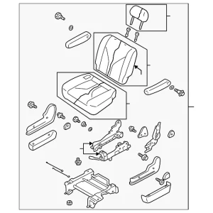 Seat Assembly - Mazda (LE44-57-25XA-72)