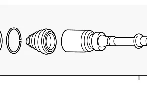 Inner Joint Assembly - Mazda (GTC5-22-520)