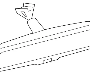 Mirror Inside - Mazda (KD33-69-220B)