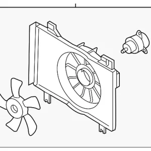 Fan Assembly - Mazda (ZJ38-15-025B)
