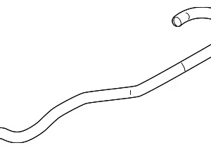 Coolant Hose - Mazda (L322-15-380E)