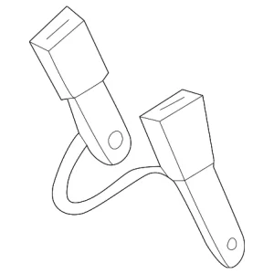Buckle - Mazda (GA9V-57-680C-09)