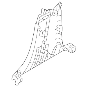 Lower Center Pillar Trim - Mazda (VH47-68-220-02)