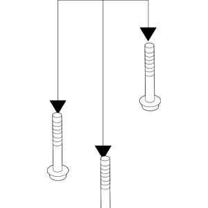 Suspension Cross-Member Lower Bolt - Mazda (9YA0-21-20J)